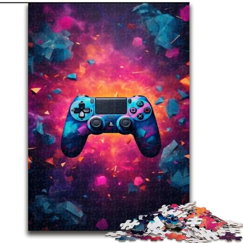 Puzzle 1000 Teile für Erwachsene, Farbiger Gamecontroller aus Holz, perfektes Weihnachts- und Neujahrsgeschenk, Feiertagsgeschenk 50x75cm für Feiertage, Geburtstage und Familienspieleabende Puzzle 1000 Teile für Erwachsene, Farbiger Gamecontroller aus Holz, perfektes Weihnachts- und Neujahrsgeschenk, Feiertagsgeschenk 50x75cm für Feiertage, Geburtstage und Familienspieleabende von MrChunlong