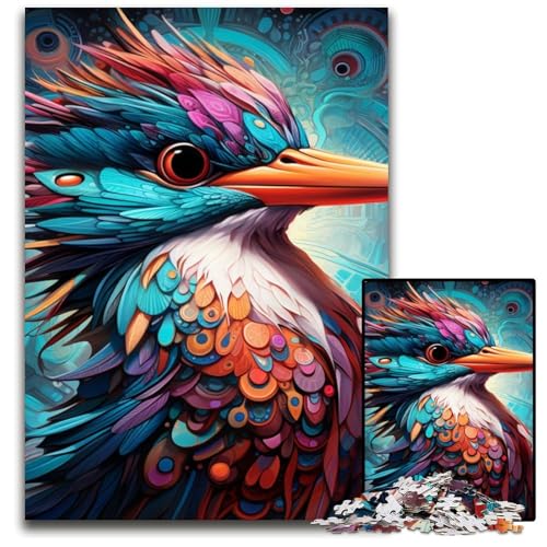 Puzzle 1000 Teile für Erwachsene, Farbvogel, Holzpuzzle, Denkspiel, interaktives Familienspiel, geeignet für Kinder ab 14 Jahren, 50x75cm/19,68x29,52 Zoll Puzzle 1000 Teile für Erwachsene, Farbvogel, Holzpuzzle, Denkspiel, interaktives Familienspiel, geeignet für Kinder ab 14 Jahren, 50x75cm/19,68x29,52 Zoll von MrChunlong