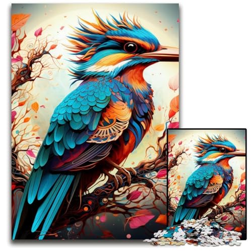Puzzle 1000 Teile für Erwachsene, Farbvogel, Holzpuzzle, Denkspiel für Teenager und Familieninteraktion, 50x75cm/19,68x29,52 Zoll Puzzle 1000 Teile für Erwachsene, Farbvogel, Holzpuzzle, Denkspiel für Teenager und Familieninteraktion, 50x75cm/19,68x29,52 Zoll von MrChunlong