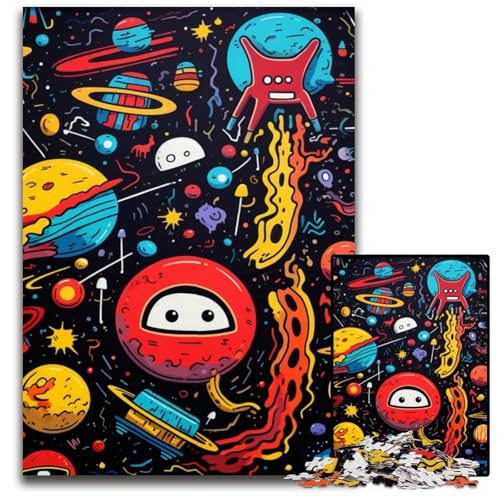 Puzzle 1000 Teile für Erwachsene, Galaxie-Planet, Holzpuzzle, ideal für Verliebte, perfektes Weihnachts-, Neujahrs-, Valentinstagsgeschenk, 50x75cm/19,68x29,52 Zoll Puzzle 1000 Teile für Erwachsene, Galaxie-Planet, Holzpuzzle, ideal für Verliebte, perfektes Weihnachts-, Neujahrs-, Valentinstagsgeschenk, 50x75cm/19,68x29,52 Zoll von MrChunlong