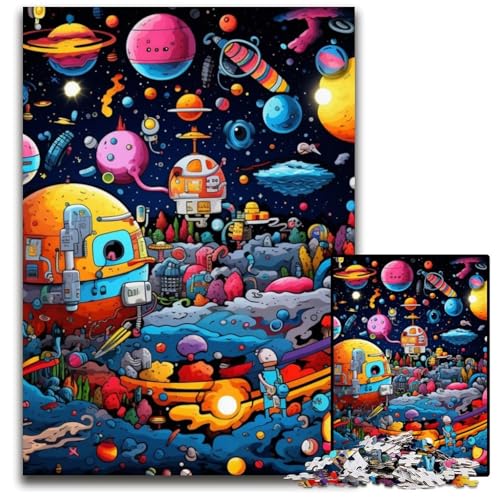 Puzzle 1000 Teile für Erwachsene, Galaxie-Planeten-Puzzle aus Pappe, ideal für Verliebte, perfektes Weihnachts-, Neujahrs- oder Valentinstagsgeschenk, 26x38cm/10,23x14,96 Zoll Puzzle 1000 Teile für Erwachsene, Galaxie-Planeten-Puzzle aus Pappe, ideal für Verliebte, perfektes Weihnachts-, Neujahrs- oder Valentinstagsgeschenk, 26x38cm/10,23x14,96 Zoll von MrChunlong