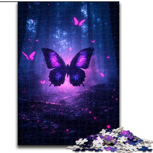 Puzzle 1000 Teile für Erwachsene, Galaxie-Schmetterling, Lernspielzeug für Kinder ab 14 Jahren, ganze Familie (Größe 50x75cm) von MrChunlong