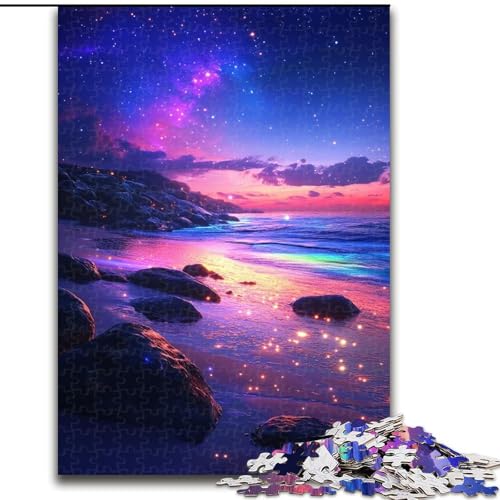 Puzzle 1000 Teile für Erwachsene, Galaxy Beach-Puzzle aus Pappe, Spaß für zu Hause, Geburtstagsgeschenk, Reisegeschenk, 1000 Teile(26x38cm) von MrChunlong