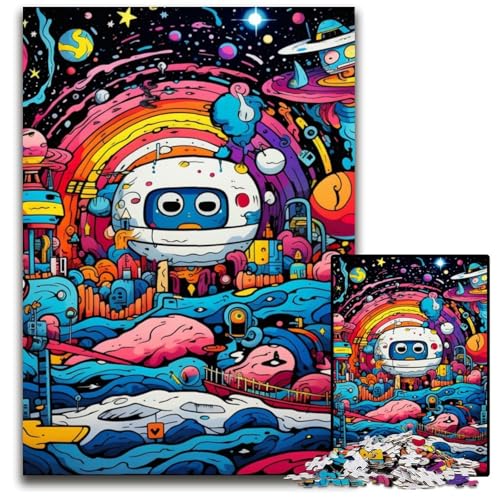 Puzzle 1000 Teile für Erwachsene, Galaxy Planet, Holzpuzzle, Denkspiel, interaktives Familienspiel, geeignet für Kinder ab 14 Jahren, 50x75cm/19,68x29,52 Zoll Puzzle 1000 Teile für Erwachsene, Galaxy Planet, Holzpuzzle, Denkspiel, interaktives Familienspiel, geeignet für Kinder ab 14 Jahren, 50x75cm/19,68x29,52 Zoll von MrChunlong