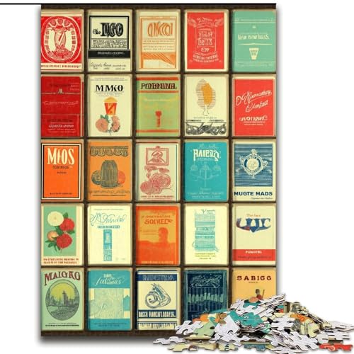 Puzzle 1000 Teile für Erwachsene, Geschenke, Zigarettencollage, für Erwachsene ab 14 Jahren, Lernspiel, Herausforderung, Spielzeug, Geschenk zum Geburtstag (Größe 50x75cm) von MrChunlong