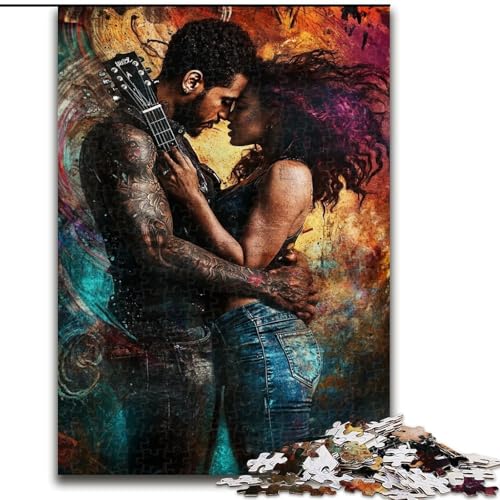 Puzzle 1000 Teile für Erwachsene, Geschenke für Paare und Männer ab 14 Jahren, Lernspiel, Herausforderung, Spielzeug, Geschenk zum Geburtstag (Größe 26x38cm) von MrChunlong