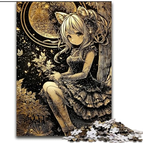 Puzzle 1000 Teile für Erwachsene, Geschenke für japanische Anime-Mädchen, für Erwachsene ab 14 Jahren, Lernspiel, Herausforderung, Spielzeug, Geschenk zum Geburtstag (Größe 26x38cm) von MrChunlong