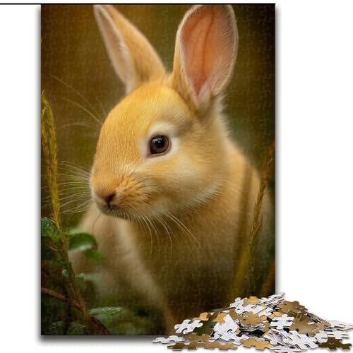 Puzzle 1000 Teile für Erwachsene, Kaninchen, hilft dem Gehirn, süchtig machendes Spielzeug zu trainieren, um Geduld zu fördern, perfekte Dekoration (Größe 50x75cm) von MrChunlong