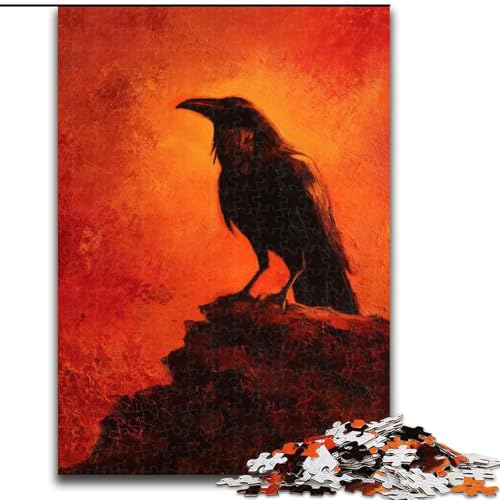 Puzzle 1000 Teile für Erwachsene, Krähe, Lernspiele, Heimdekoration, ganze Familie (Größe 50x75cm) von MrChunlong