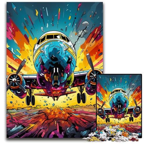 Puzzle 1000 Teile für Erwachsene, Kunstflugzeug, Papppuzzle, Denkspiel für Teenager und Familieninteraktion, 26x38cm/10,23x14,96 Zoll Puzzle 1000 Teile für Erwachsene, Kunstflugzeug, Papppuzzle, Denkspiel für Teenager und Familieninteraktion, 26x38cm/10,23x14,96 Zoll von MrChunlong