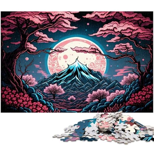 Puzzle 1000 Teile für Erwachsene, Mount Fuji, Papppuzzle, Denkspiel für Teenager und Familieninteraktion, 26x38cm/10,23x14,96 Zoll Puzzle 1000 Teile für Erwachsene, Mount Fuji, Papppuzzle, Denkspiel für Teenager und Familieninteraktion, 26x38cm/10,23x14,96 Zoll von MrChunlong