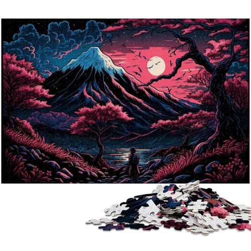 Puzzle 1000 Teile für Erwachsene, Mount Fuji, Unmögliches Puzzle für Erwachsene, DIY-Geschenk zur Heimdekoration, Denksportspiel, 50x75cm/19,68x29,52 Zoll Puzzle 1000 Teile für Erwachsene, Mount Fuji, Unmögliches Puzzle für Erwachsene, DIY-Geschenk zur Heimdekoration, Denksportspiel, 50x75cm/19,68x29,52 Zoll von MrChunlong