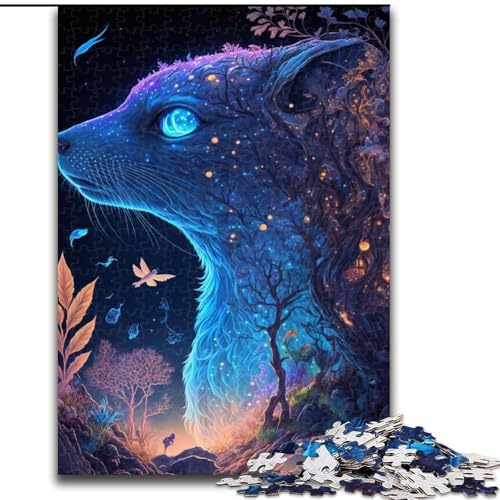 Puzzle 1000 Teile für Erwachsene, Naturgeister aus Holz, perfekte DIY-Kunstdekoration oder Geburtstagsgeschenk, 50x75cm, anspruchsvolles Denkspiel – entspannendes Spielzeug für Teenager von MrChunlong