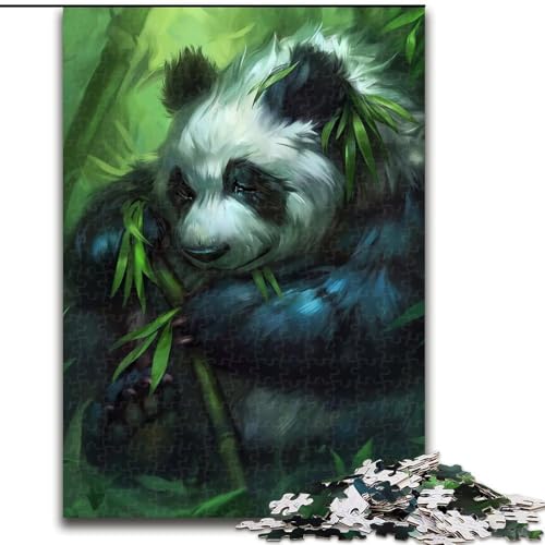 Puzzle 1000 Teile für Erwachsene, Panda, Spiele, Spielzeug, Geschenk, einzigartige Geburtstags- und Geschenkideen für Kinder ab 14 Jahren (Größe 26x38cm) von MrChunlong