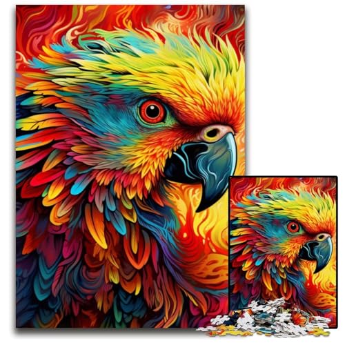 Puzzle 1000 Teile für Erwachsene, Papagei, Unmögliches Puzzle für Erwachsene, DIY-Geschenk zur Heimdekoration, Denkspiel, 26x38cm/10,23x14,96 Zoll Puzzle 1000 Teile für Erwachsene, Papagei, Unmögliches Puzzle für Erwachsene, DIY-Geschenk zur Heimdekoration, Denkspiel, 26x38cm/10,23x14,96 Zoll von MrChunlong
