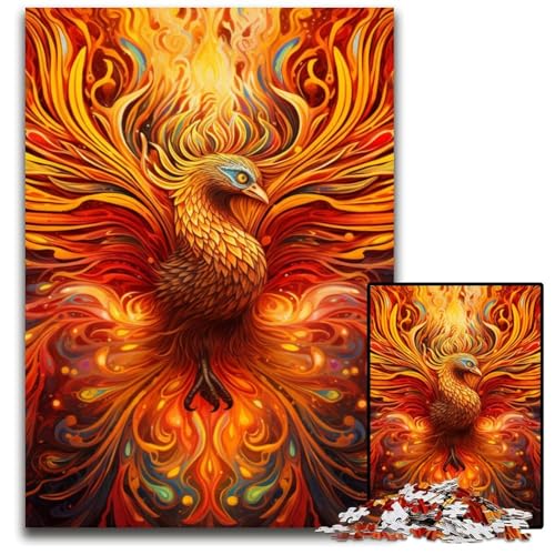 Puzzle 1000 Teile für Erwachsene, Phoenix-Puzzles für Erwachsene, Spaß bei Heimaktivitäten, Geburtstagsgeschenk, Reisegeschenke, 50x75cm/19,68x29,52 Zoll Puzzle 1000 Teile für Erwachsene, Phoenix-Puzzles für Erwachsene, Spaß bei Heimaktivitäten, Geburtstagsgeschenk, Reisegeschenke, 50x75cm/19,68x29,52 Zoll von MrChunlong