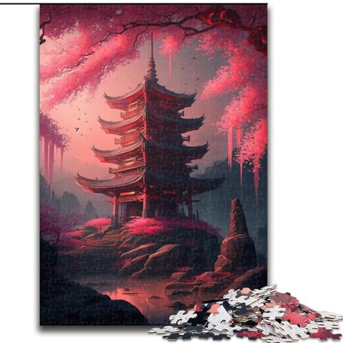 Puzzle 1000 Teile für Erwachsene, Puzzle im japanischen Stil, aus Pappe, Familie und Freunde, knifflige Herausforderung, 1000 Teile(26x38cm) von MrChunlong