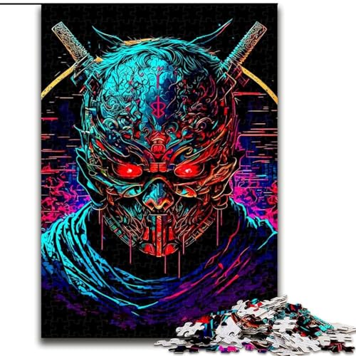 Puzzle 1000 Teile für Erwachsene, Samurai, aus Holz, Kinder ab 14 Jahren, 50x75cm, Spaß für die ganze Familie, Basteln, perfekt für Geburtstage, Feiertage von MrChunlong