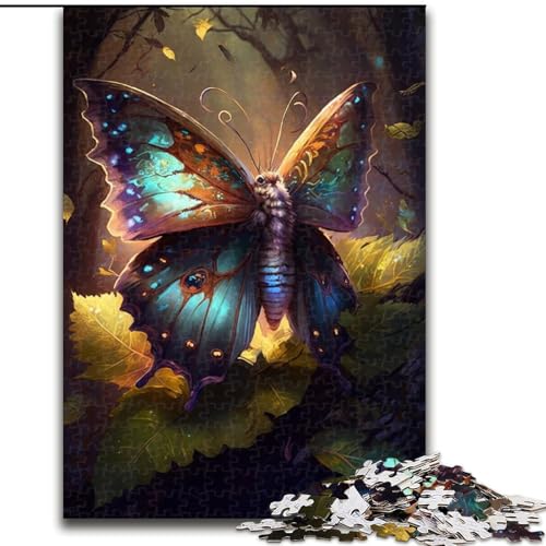 Puzzle 1000 Teile für Erwachsene, Schmetterling, aus Holz, Kinder ab 14 Jahren, 50x75cm, Spaß für die ganze Familie, Basteln, perfekt für Geburtstage, Feiertage von MrChunlong
