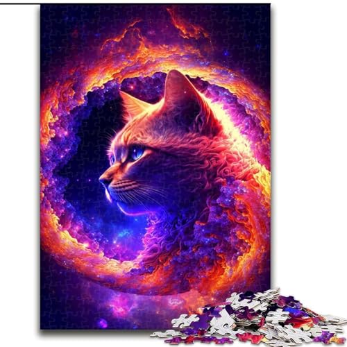 Puzzle 1000 Teile für Erwachsene, Spiralkatzennebel, aus Holz, Kinder ab 14 Jahren, 50x75cm, herausfordernd und unterhaltsam, Familienaktivität von MrChunlong