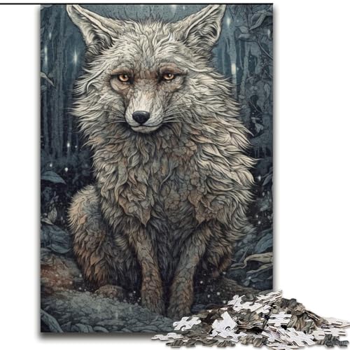 Puzzle 1000 Teile für Erwachsene, Waldfuchs, Geschenke für Erwachsene ab 14 Jahren, Lernspiel, Herausforderung, Spielzeug, Geschenk zum Geburtstag (Größe 50x75cm) von MrChunlong