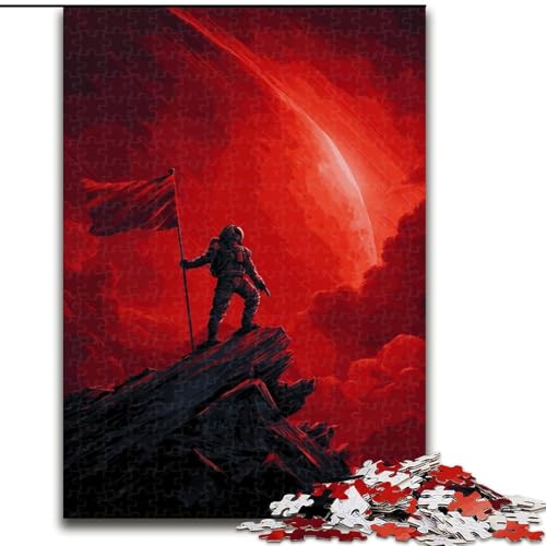 Puzzle 1000 Teile für Erwachsene, Weltraumastronaut, hilft dem Gehirn, süchtig machendes Spielzeug zu trainieren, um Geduld zu fördern, perfekte Dekoration (Größe 50x75cm) von MrChunlong