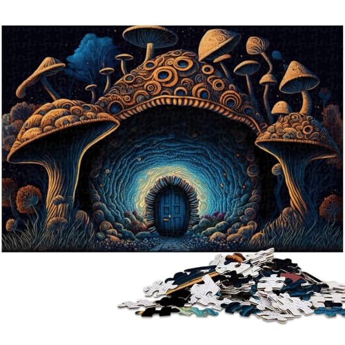 Puzzle 1000 Teile für Erwachsene, Zauberpilze, Unmögliches Puzzle für Erwachsene, DIY-Geschenk zur Heimdekoration, Denkspiel, 26x38cm/10,23x14,96 Zoll Puzzle 1000 Teile für Erwachsene, Zauberpilze, Unmögliches Puzzle für Erwachsene, DIY-Geschenk zur Heimdekoration, Denkspiel, 26x38cm/10,23x14,96 Zoll von MrChunlong