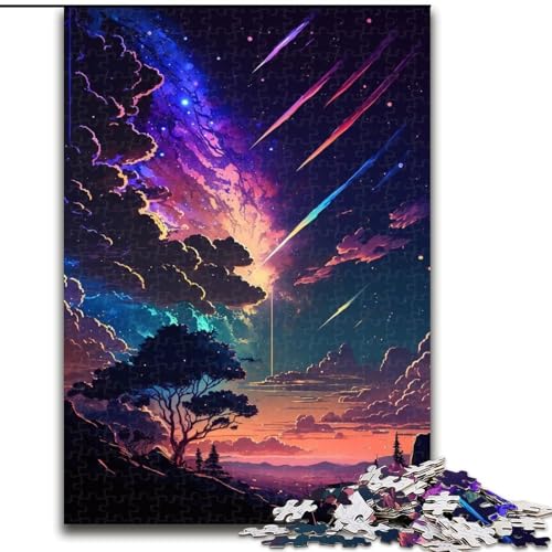 Puzzle 1000 Teile für Erwachsene, bunter Himmel, aus Holz, einzigartige DIY-Geschenkidee zur Heimdekoration, 50x75cm, Aktivität für Erwachsene und Familie, DIY-Geschenk zur Heimdekoration Puzzle 1000 Teile für Erwachsene, bunter Himmel, aus Holz, einzigartige DIY-Geschenkidee zur Heimdekoration, 50x75cm, Aktivität für Erwachsene und Familie, DIY-Geschenk zur Heimdekoration von MrChunlong