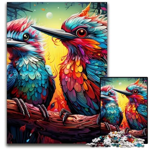 Puzzle 1000 Teile für Erwachsene, buntes Pappspecht-Puzzlespiel aus Pappe, interaktives Familienspiel, geeignet für Kinder ab 14 Jahren, 26x38cm/10,23x14,96 Zoll Puzzle 1000 Teile für Erwachsene, buntes Pappspecht-Puzzlespiel aus Pappe, interaktives Familienspiel, geeignet für Kinder ab 14 Jahren, 26x38cm/10,23x14,96 Zoll von MrChunlong
