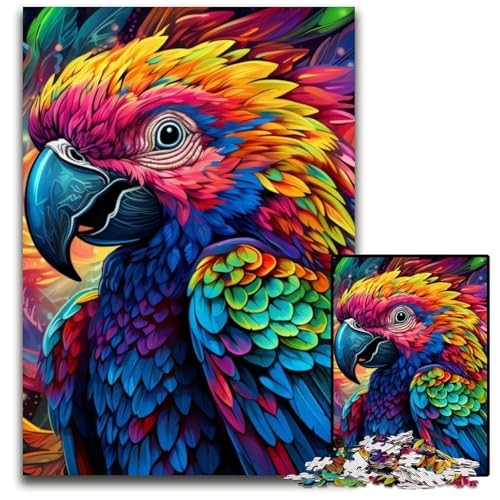 Puzzle 1000 Teile für Erwachsene, farbenfrohes Papageien-Puzzle für Erwachsene, Spielgeschenk für Erwachsene, interaktives Familienspiel, Gehirn-Herausforderungsgeschenk, 26x38cm/10,23x14,96 Zoll Puzzle 1000 Teile für Erwachsene, farbenfrohes Papageien-Puzzle für Erwachsene, Spielgeschenk für Erwachsene, interaktives Familienspiel, Gehirn-Herausforderungsgeschenk, 26x38cm/10,23x14,96 Zoll von MrChunlong