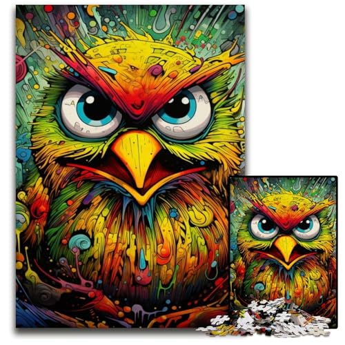 Puzzle 1000 Teile für Erwachsene, grüner Vogel, Holzpuzzle, Denkspiel für Teenager und Familieninteraktion, 50x75cm/19,68x29,52 Zoll Puzzle 1000 Teile für Erwachsene, grüner Vogel, Holzpuzzle, Denkspiel für Teenager und Familieninteraktion, 50x75cm/19,68x29,52 Zoll von MrChunlong