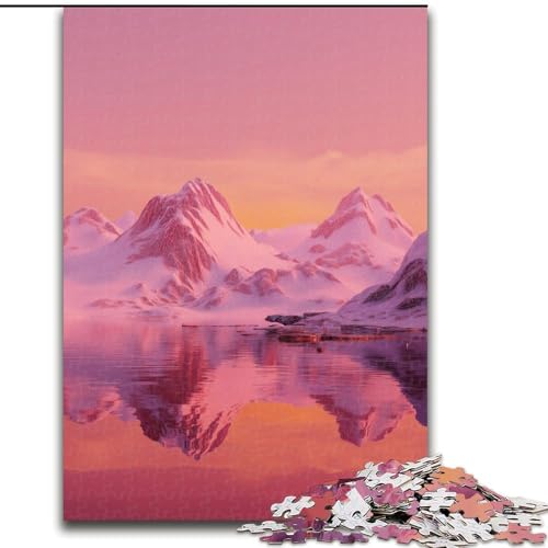 Puzzle 1000 Teile für Erwachsene, schöne Berge, Spiele, Spielzeug, Geschenk, einzigartige Geburtstags- und Geschenkideen für Kinder ab 14 Jahren (Größe 50x75cm) von MrChunlong