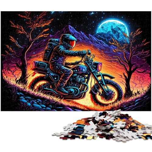 Puzzle 1000 Teile für Erwachsene Astronauten-Puzzle aus Pappe, Denkspiel, interaktives Familienspiel, geeignet für Kinder ab 14 Jahren, 26x38cm/10,23x14,96 Zoll Puzzle 1000 Teile für Erwachsene Astronauten-Puzzle aus Pappe, Denkspiel, interaktives Familienspiel, geeignet für Kinder ab 14 Jahren, 26x38cm/10,23x14,96 Zoll von MrChunlong