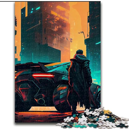 Puzzle 1000 Teile für Erwachsene Futuristisches Fahrzeug, Lernspielzeug Ganze Familie Für Und 14 Jahre (Größe 26x38cm) von MrChunlong