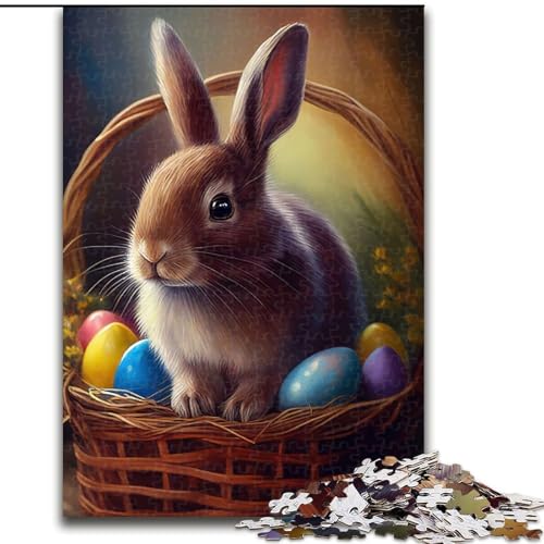Puzzle 1000 Teile für Erwachsene Kaninchen Osterhase Tier aus Holz, Geschenk für Männer und Frauen, Alltag und besondere Anlässe 50x75cm für Geburtstage, Feiertage und besondere Anlässe Puzzle 1000 Teile für Erwachsene Kaninchen Osterhase Tier aus Holz, Geschenk für Männer und Frauen, Alltag und besondere Anlässe 50x75cm für Geburtstage, Feiertage und besondere Anlässe von MrChunlong