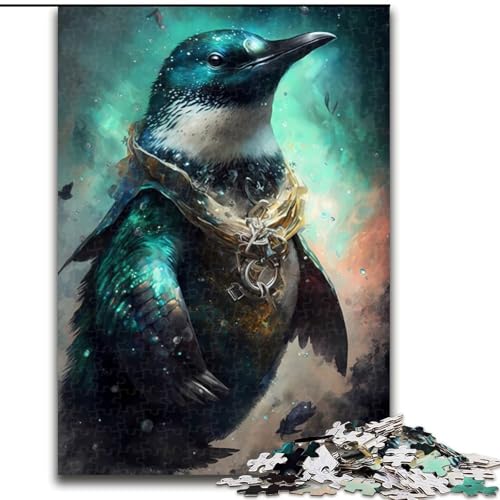 Puzzle 1000 Teile für Erwachsene Pinguin14 aus Holz, perfekte DIY-Kunstdekoration oder Geburtstagsgeschenk 50x75cm, anspruchsvolles Denkspiel – entspannendes Spielzeug für Teenager von MrChunlong