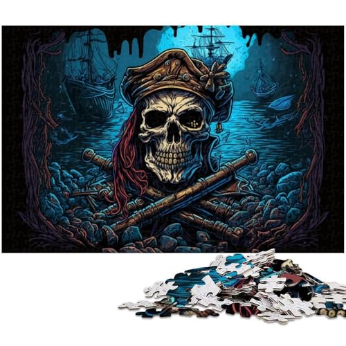 Puzzle 1000 Teile für Erwachsene Piratenskelett Holzpuzzle Denkspiel für Teenager und Familieninteraktion 50x75cm/19,68x29,52 Zoll Puzzle 1000 Teile für Erwachsene Piratenskelett Holzpuzzle Denkspiel für Teenager und Familieninteraktion 50x75cm/19,68x29,52 Zoll von MrChunlong