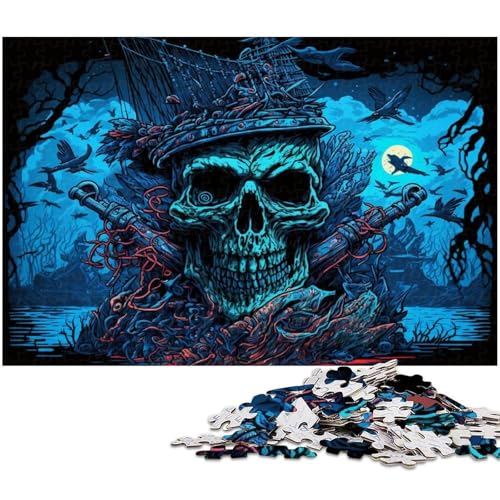 Puzzle 1000 Teile für Erwachsene Piratenskelett-Puzzles für Erwachsene Spielgeschenk für Erwachsene Interaktives Familienspiel Gehirnherausforderungsgeschenk 26x38cm/10,23x14,96 Zoll Puzzle 1000 Teile für Erwachsene Piratenskelett-Puzzles für Erwachsene Spielgeschenk für Erwachsene Interaktives Familienspiel Gehirnherausforderungsgeschenk 26x38cm/10,23x14,96 Zoll von MrChunlong