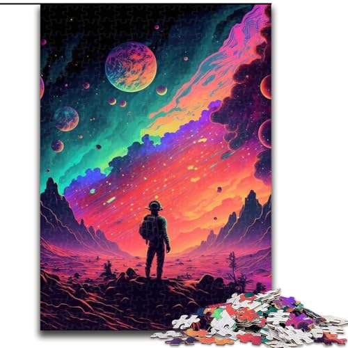 Puzzle 1000 Teile für Erwachsene Space Sky Limit aus Holz, Kinder ab 14 Jahren, 50x75cm, Denkspiel für Teenager von MrChunlong