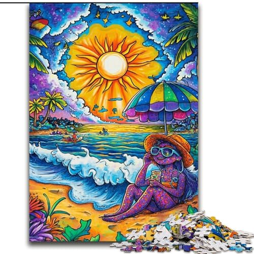 Puzzle 1000 Teile für Erwachsene Traumstrand, Lernspiele, Heimdekoration ganze Familie (Größe 50x75cm) von MrChunlong