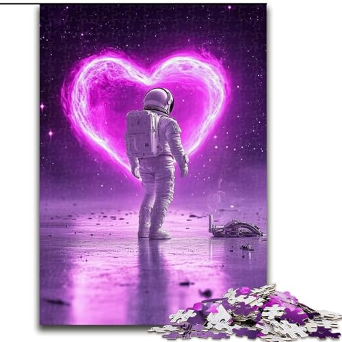 Puzzle 1000 Teile für Teenager, Astronauten-Geschenke, entspannendes intellektuelles Lernspielzeug, Geburtstagsgeschenk, Geschenke, Wandkunst (Größe 26x38cm) von MrChunlong