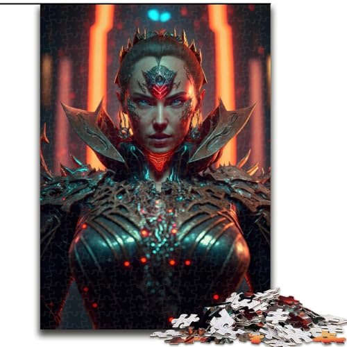 Puzzle 1000 Teile für Teenager, Teufel, Dekomprimierendes intellektuelles Lernspielzeug, Geburtstagsgeschenk, Geschenke, Wandkunst (Größe 50x75cm) von MrChunlong
