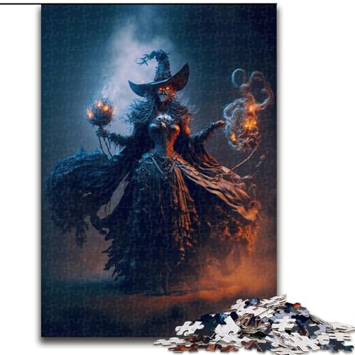 Puzzle 1000 Teile für Teenager-Geschenke Die Hexe, dekomprimierendes intellektuelles Lernspielzeug ganze Familie (Größe 50x75cm) von MrChunlong