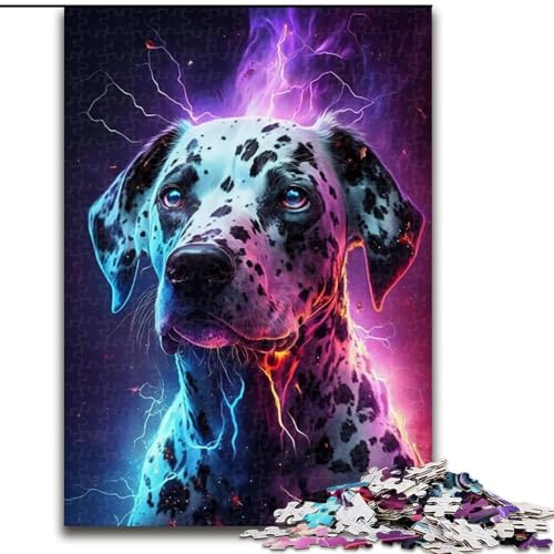 Puzzle für Erwachsene, 1000 Bunte Dalmatiner, aus Holz, Spielzeug, Geschenk, pädagogisches, intellektuelles, entspannendes Familienspiel, 50x75cm, für interaktives Familienspiel von MrChunlong