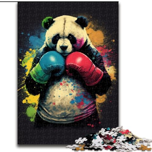 Puzzle für Erwachsene, 1000 Bunte Pandas aus Holz, für Teenager ab 14 Jahren, Heimdekoration, 50x75cm, DIY-Kunstdekor von MrChunlong