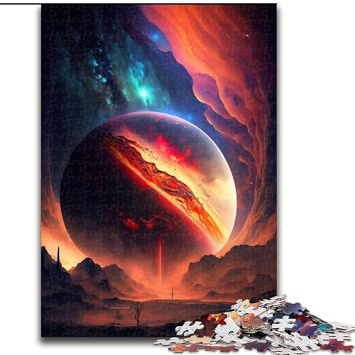 Puzzle für Erwachsene, 1000 Farben, Planet aus Holz, für Teenager ab 14 Jahren, Heimdekoration, 50x75cm, DIY-Kunstdekor von MrChunlong