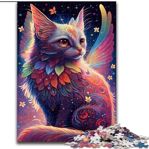 Puzzle für Erwachsene, 1000 Geisterkatzen, aus Holz, für Teenager ab 14 Jahren, Heimdekoration, 50x75cm, DIY-Kunstdekor Puzzle für Erwachsene, 1000 Geisterkatzen, aus Holz, für Teenager ab 14 Jahren, Heimdekoration, 50x75cm, DIY-Kunstdekor von MrChunlong