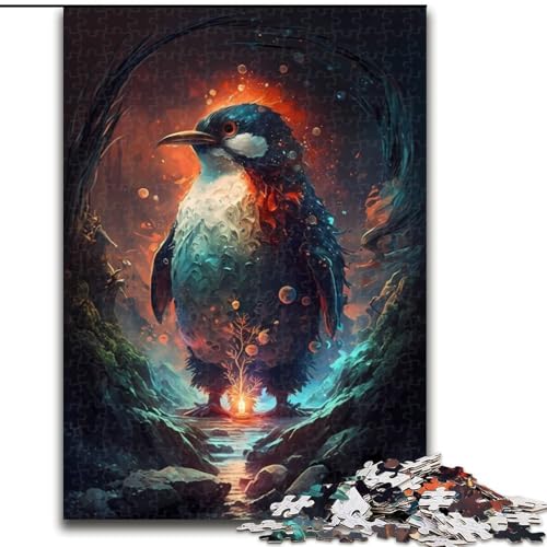 Puzzle für Erwachsene, 1000 Pinguine aus Holz, für Teenager ab 14 Jahren, Heimdekoration, 50x75cm, DIY-Kunstdekor von MrChunlong