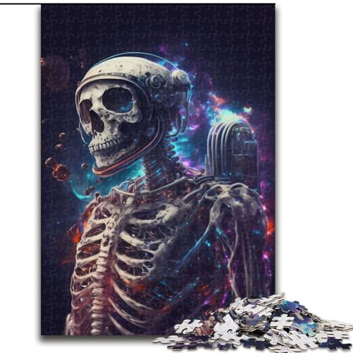 Puzzle für Erwachsene, 1000 Skelette im Raumanzug aus Holz, Spielzeug, Geschenk, pädagogisches, intellektuelles, entspannendes Familienspiel, 50x75cm, für interaktives Familienspiel von MrChunlong