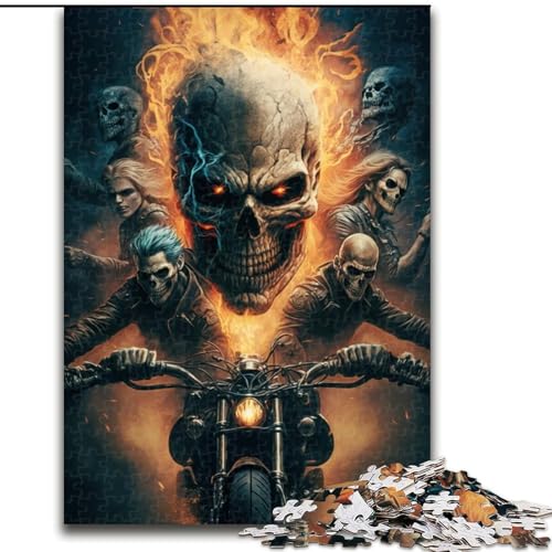 Puzzle für Erwachsene, 1000 Skelettritter aus Holz, für Jugendliche ab 14 Jahren, Heimdekoration, 50x75cm, DIY-Kunstdekor von MrChunlong